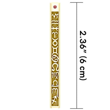 Unlock Your Celestial Energy: Zodiac Symbols Solid Gold Pendant with Genuine Garnet | Embrace Your Unique Astrological Significance GPD846 - Jewelry